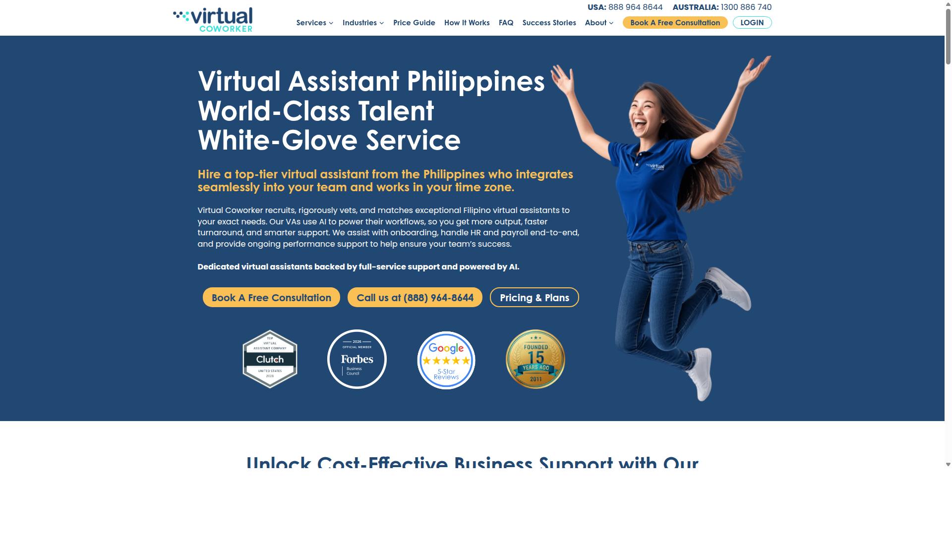 Virtual Coworker website